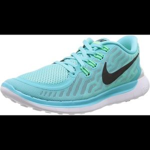 SOLD - Nike Free 5.0 Barefoot Ride Womens Aqua/Green Glow